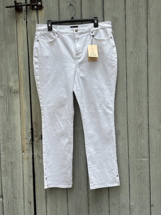 NYDJ Denim - NYDJ Sheri Slim Ankle Jeans | Optic White | Size 14 | New with Tags